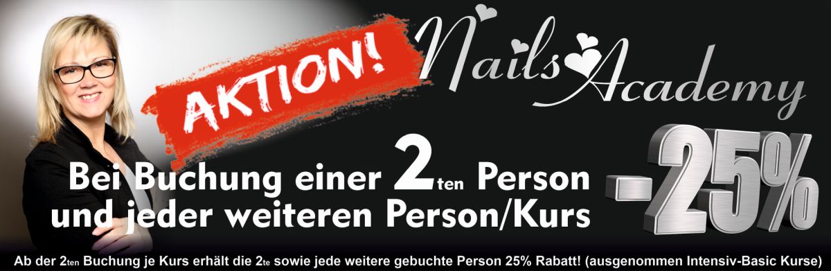 Verpassen Sie keine Schulungen unserer Moyra-NailsAcademy in Wien 21. Erhalten Sie bei Mehrfachbuchung 25% RABATT ab der 2. Kursbuchung auf unsere Schulungen! Hier finden Sie alle kommenden Termine und Informationen zu unseren BASIS-, GEL-, ACRYL- sowie NAILART-SCHULUNGEN! Sowohl für Beginner, als auch für Fortgeschrittene! Alle Infos unter www.nailsacademy.at